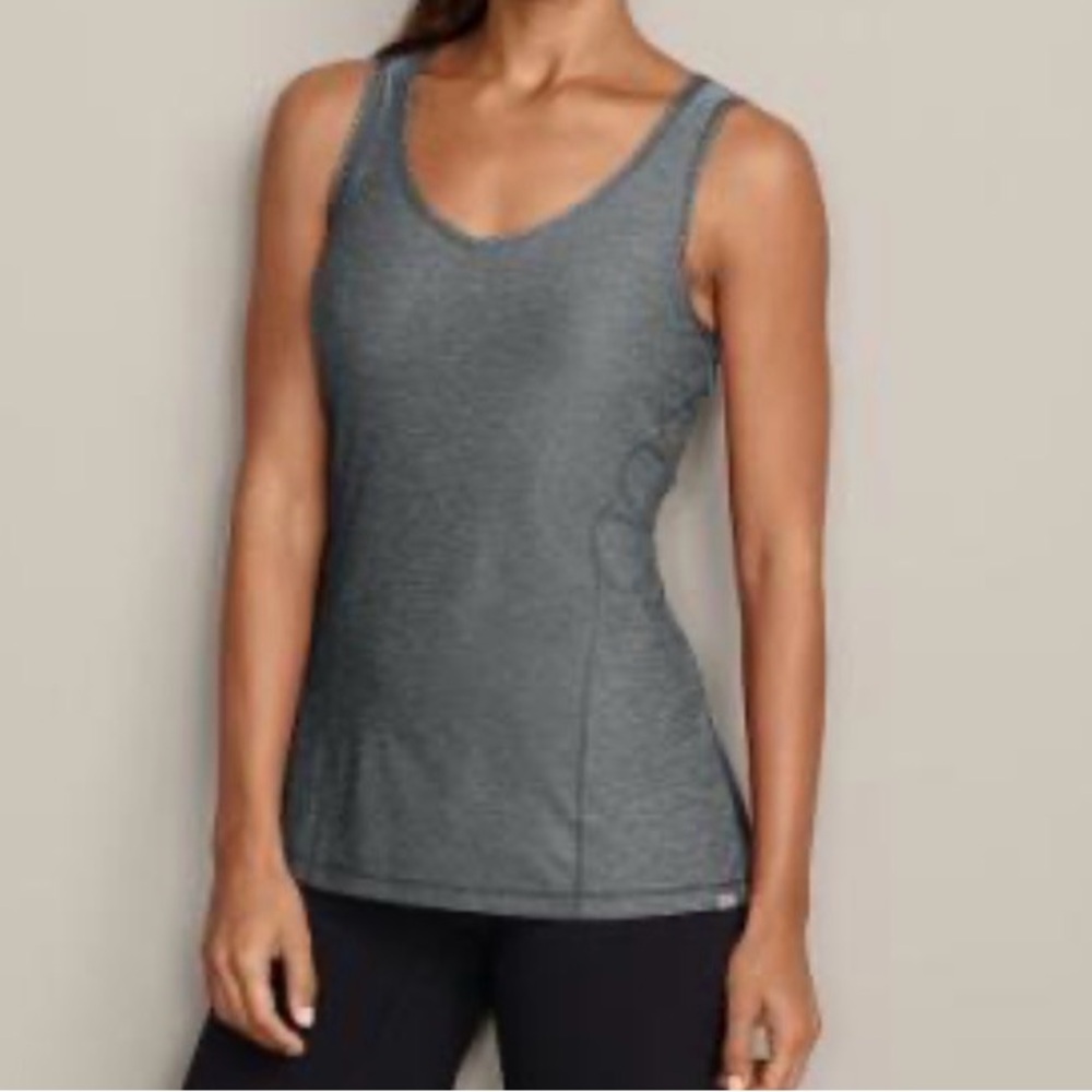 Eddie Bauer Women’s Charcoal Gray Performance Tank Top